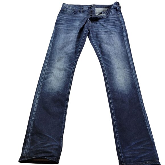 PRPS Jeans Mens 32x34 Demon Blue Button Fly Denim Talun Dark Wash - Picture 1 of 12